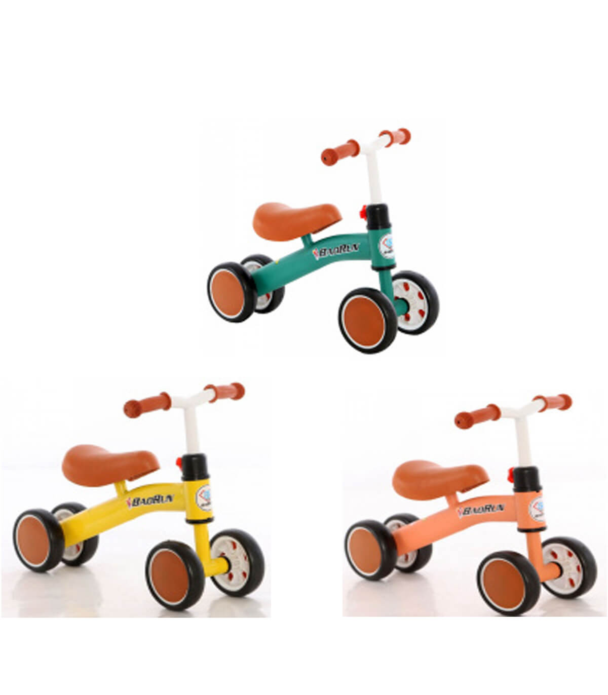 SMALL BIKE WITH 4 WHEELS 3 COLORS