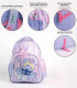 CHILDREN'S SCHOOL BACKPACK 42CM STITCH PURPLE