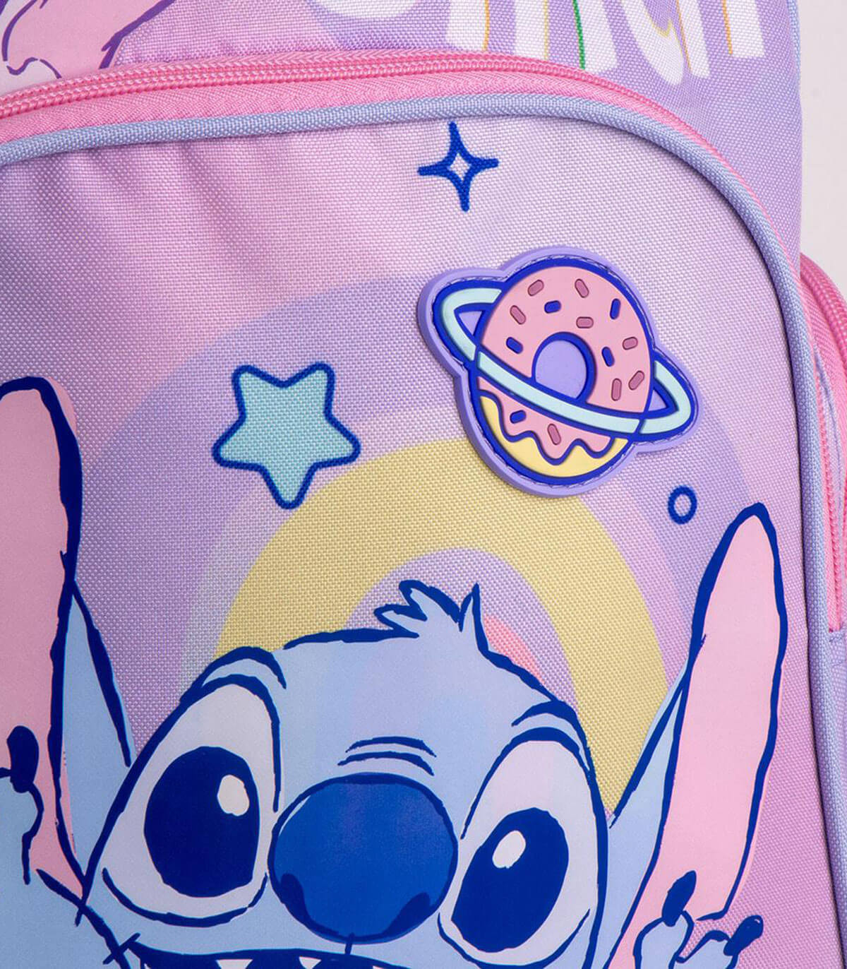 CHILDREN’S SCHOOL BACKPACK 42 CM STITCH LILAC