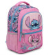 CHILDREN'S SCHOOL BACKPACK STITCH PINK