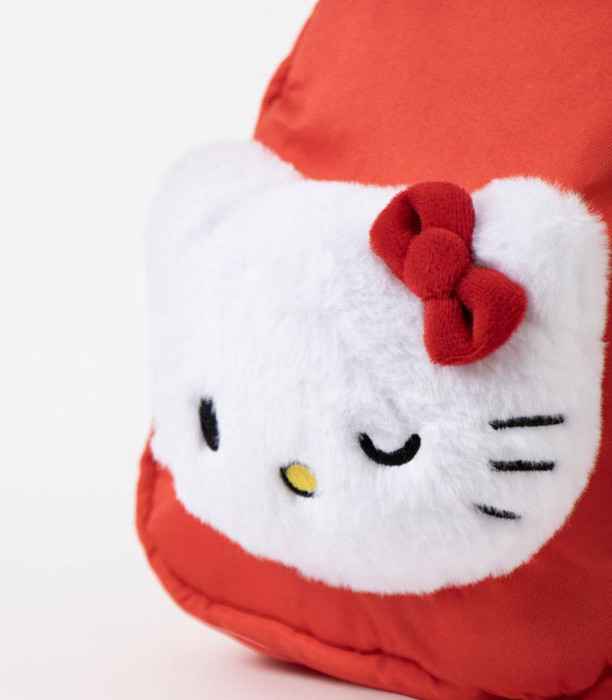 CHILDREN'S KINDERGARTEN BACKPACK WITH HELLO KITTY PLUSH FIGURE