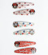 HAIR CLIPS 6 PCS MINNIE ON CARD