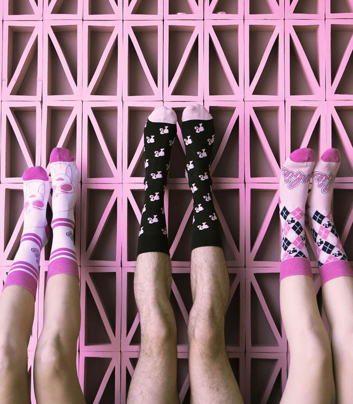 YOUTH SOCKS BARBIE PINK 38/45
