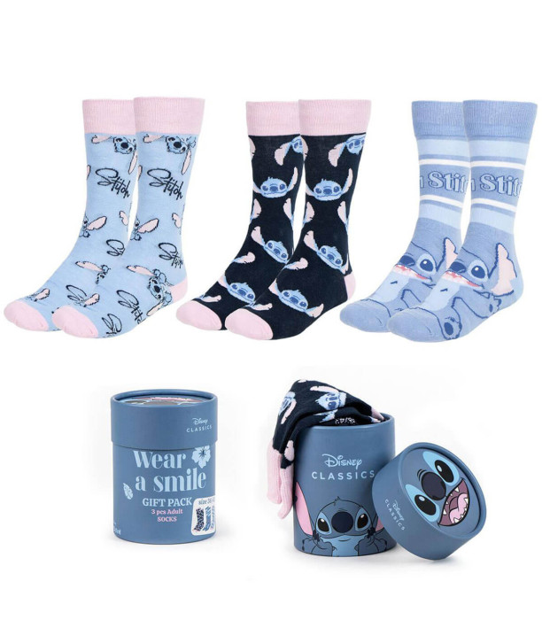 3 PCS. YOUTH SOCKS STITCH PREMIUM BOX 36/43