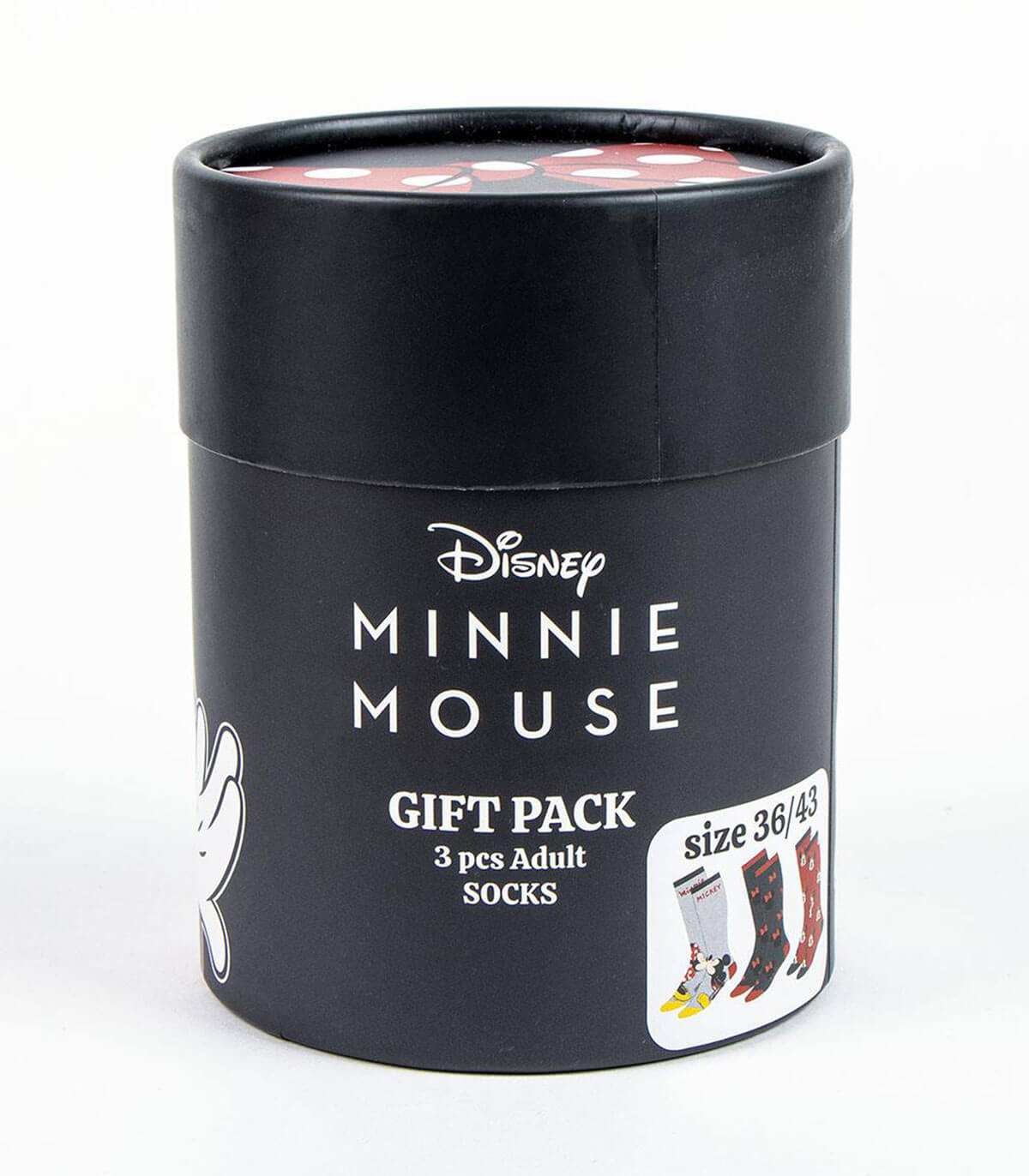 3 PCS. YOUTH SOCKS MINNIE PREMIUM BOX 36/43