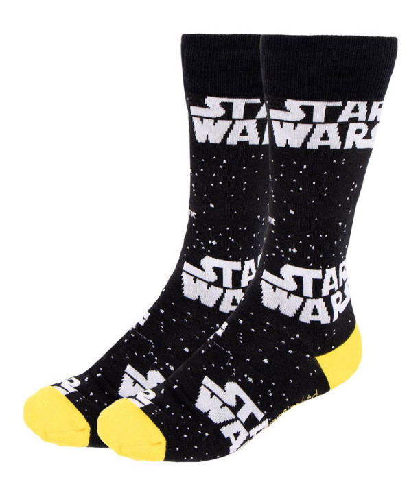 3 PAIRS OF YOUTH SOCKS STAR WARS PREMIUM BOX 36/43 BOX 36/43