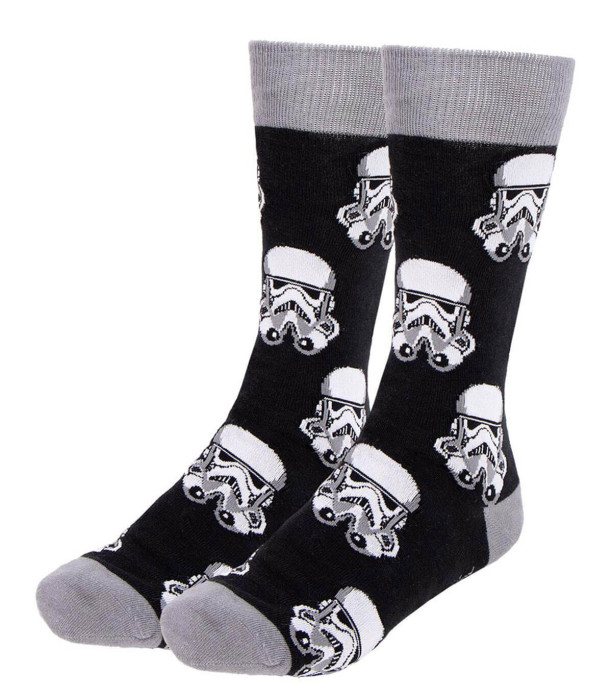 3 PAIRS OF YOUTH SOCKS STAR WARS PREMIUM BOX 36/43 BOX 36/43