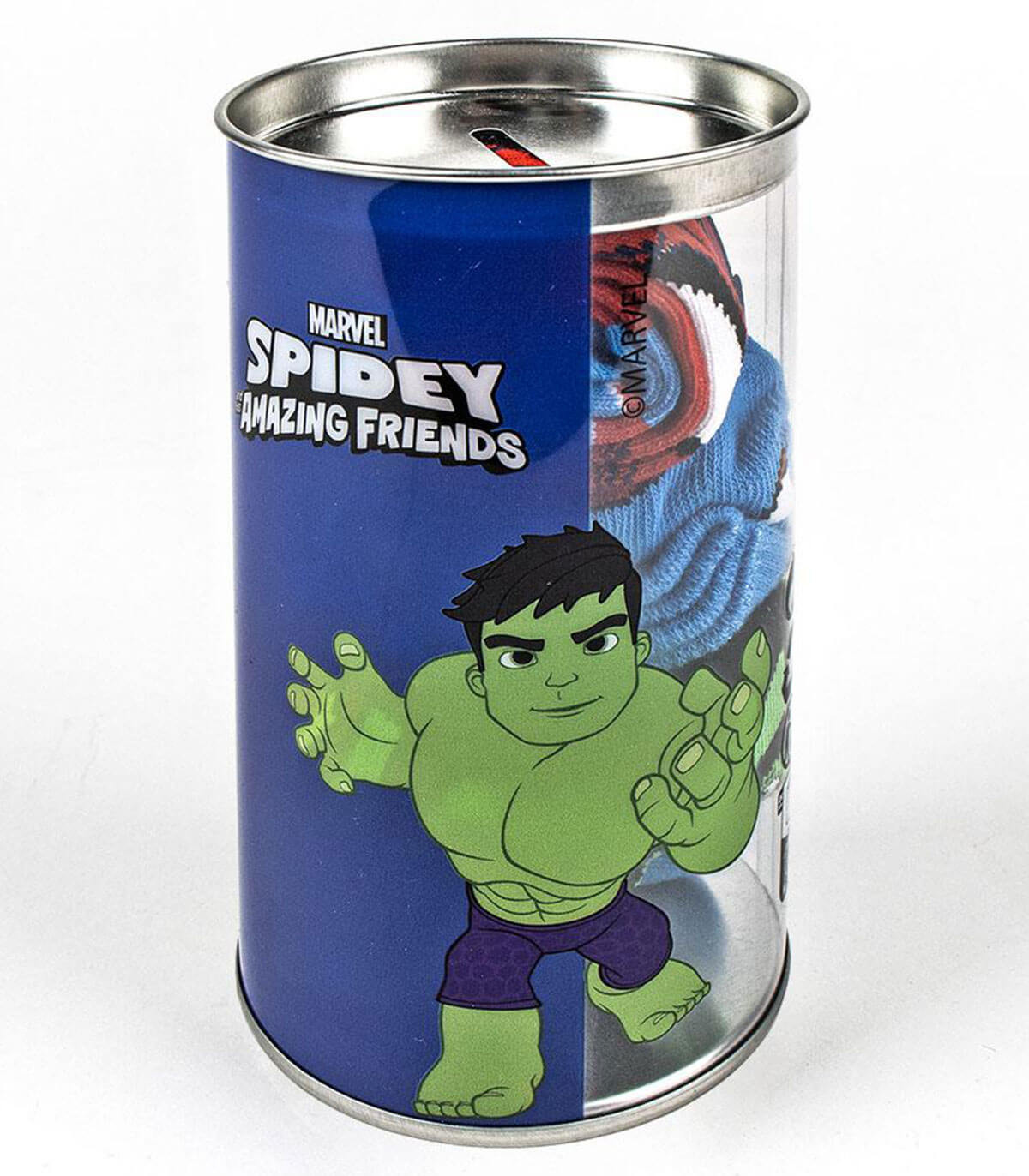 CHILDREN'S SOCKS 4 PAIRS SPIDEY IN A JAR 23/34