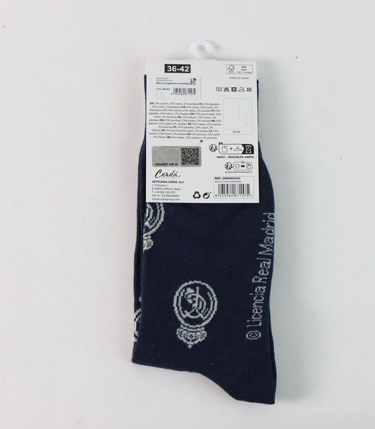 CHILDREN'S SOCKS REAL MADRID BLUE 27-34
