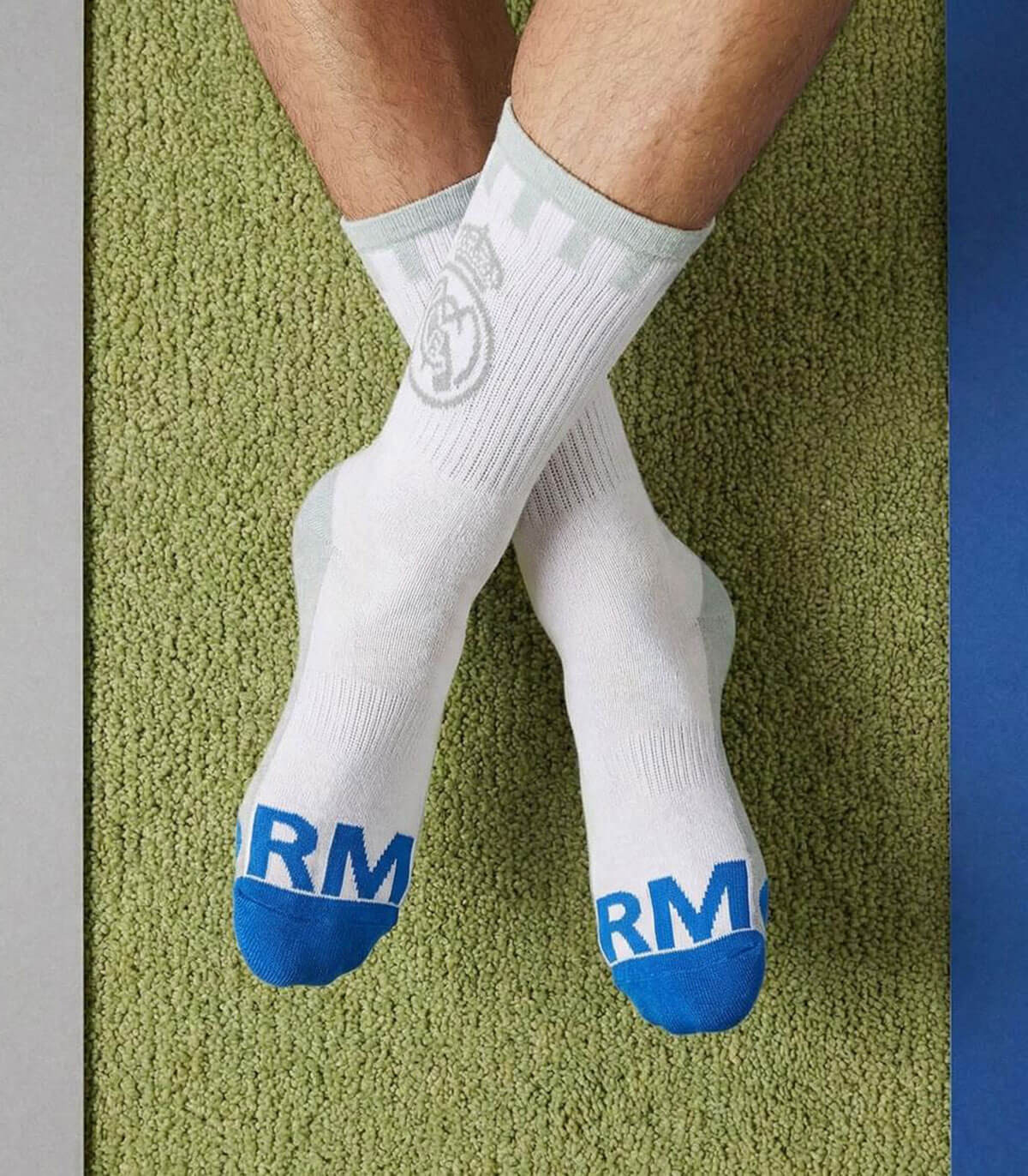 YOUTH SOCKS REAL MADRID WHITE 38/45