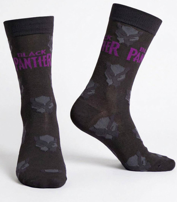 YOUTH SOCKS MARVEL BLACK PANTHER 38/45