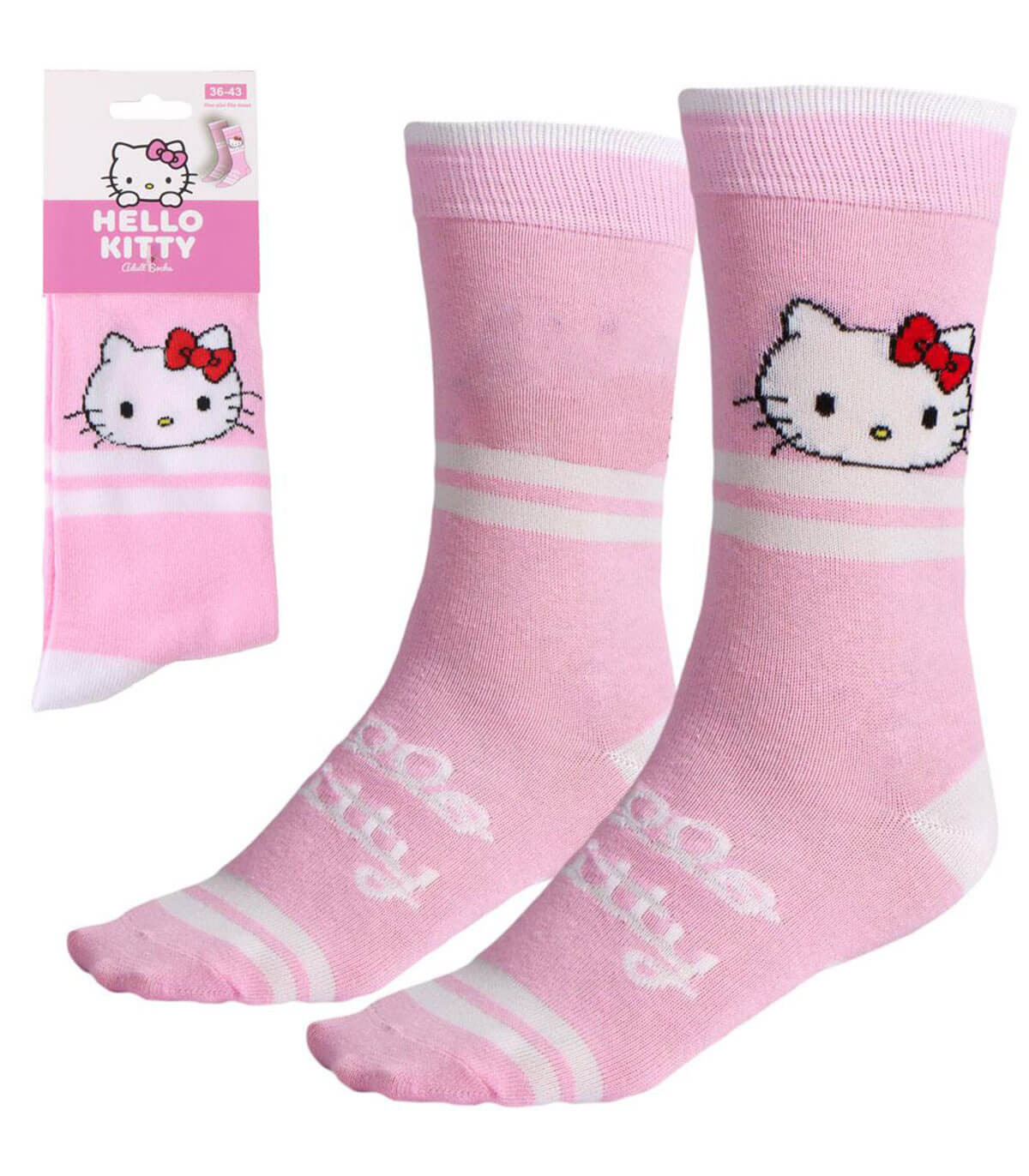 YOUTH SOCKS HELLO KITTY 36/43