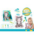 PLUSH CAT WITH DOCTOR KIT IN AN OPEN BOX