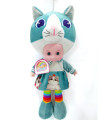 PLUSH DOLL WITH CAT CLOTHES 45 CM