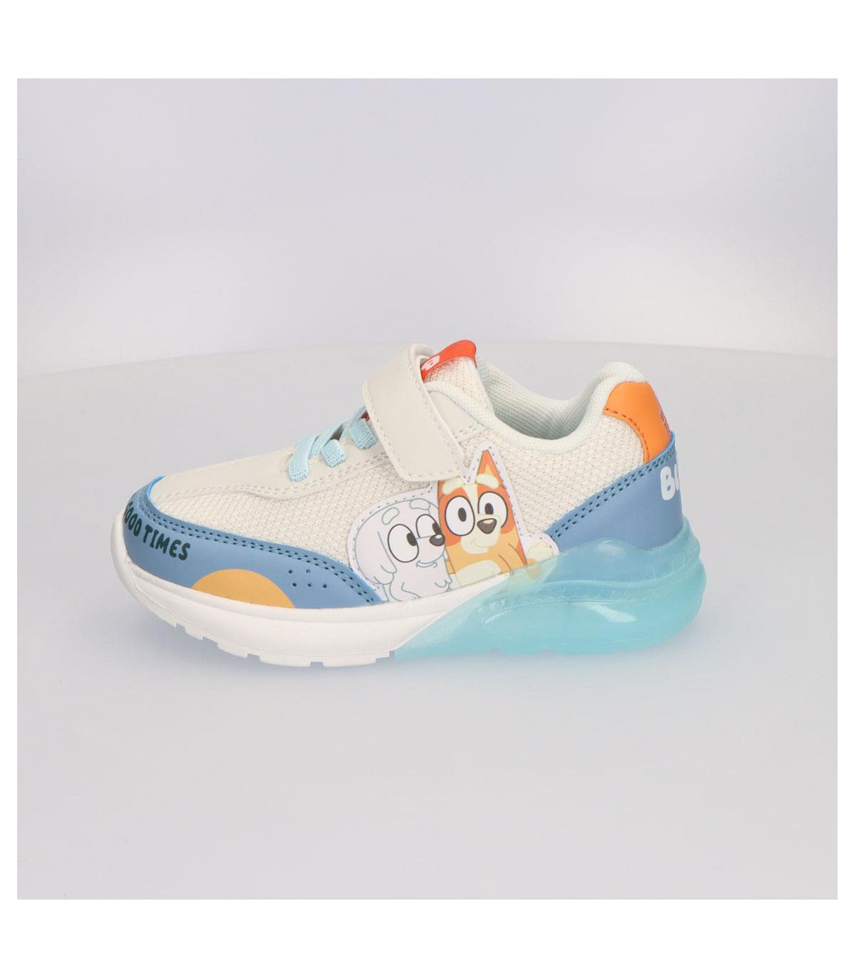 LUMINOUS BLUEY SNEAKERS, SIZES 23–28