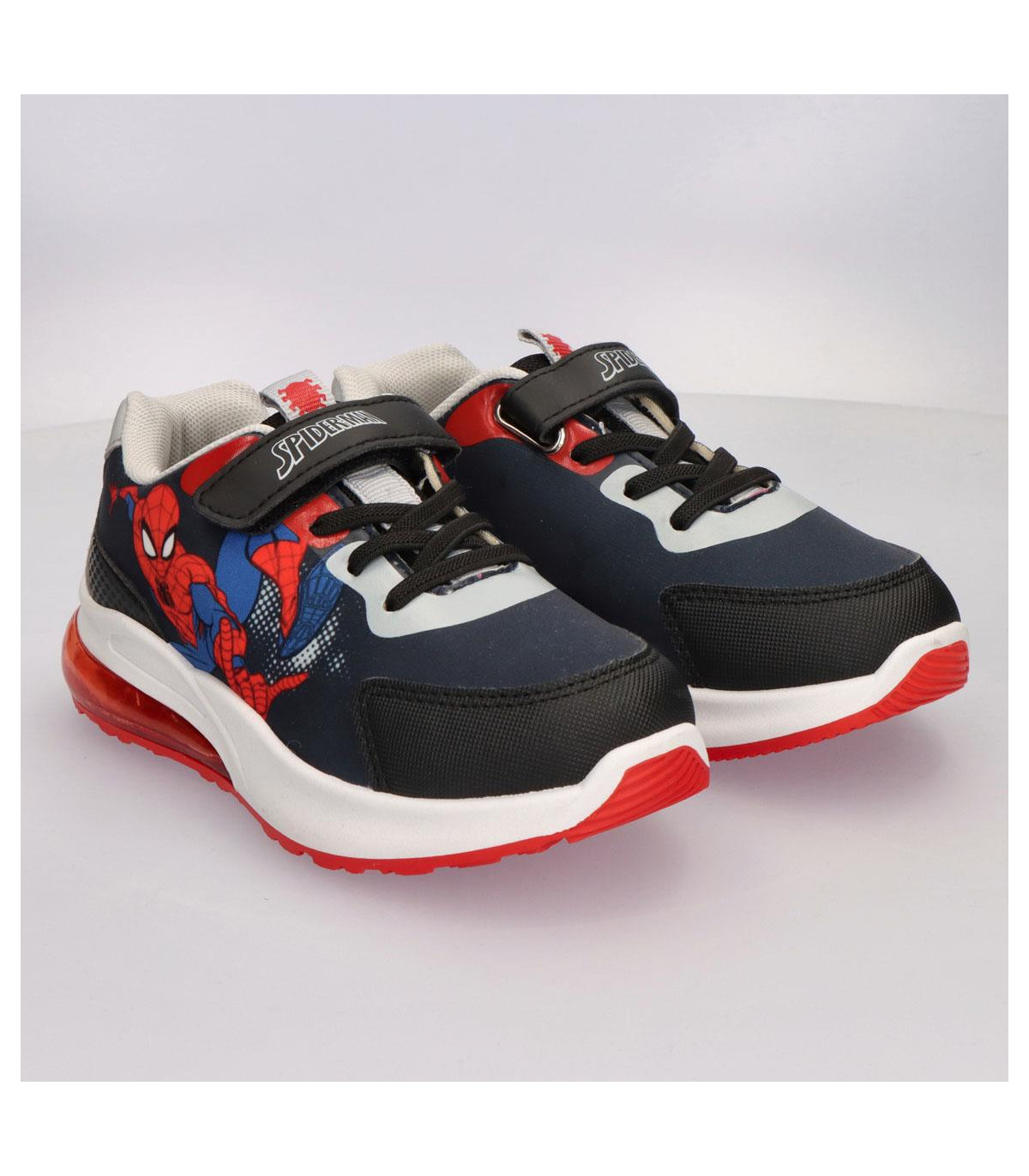 LIGHT-UP PVC SPIDERMAN SNEAKERS 25-32