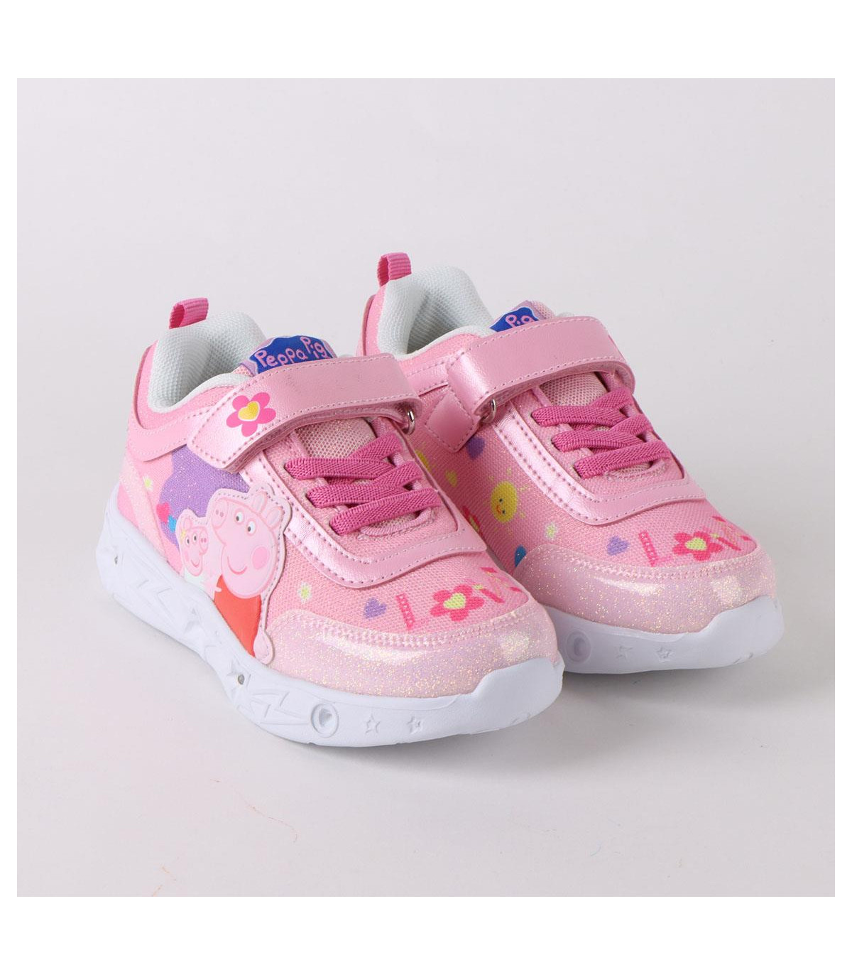 GLOW-IN-THE-DARK EVA MARATHON SNEAKERS PEPPA PIG 23–28
