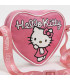 HELLO KITTY HEART-SHAPED SHOULDER BAG