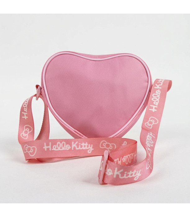 HELLO KITTY HEART-SHAPED SHOULDER BAG