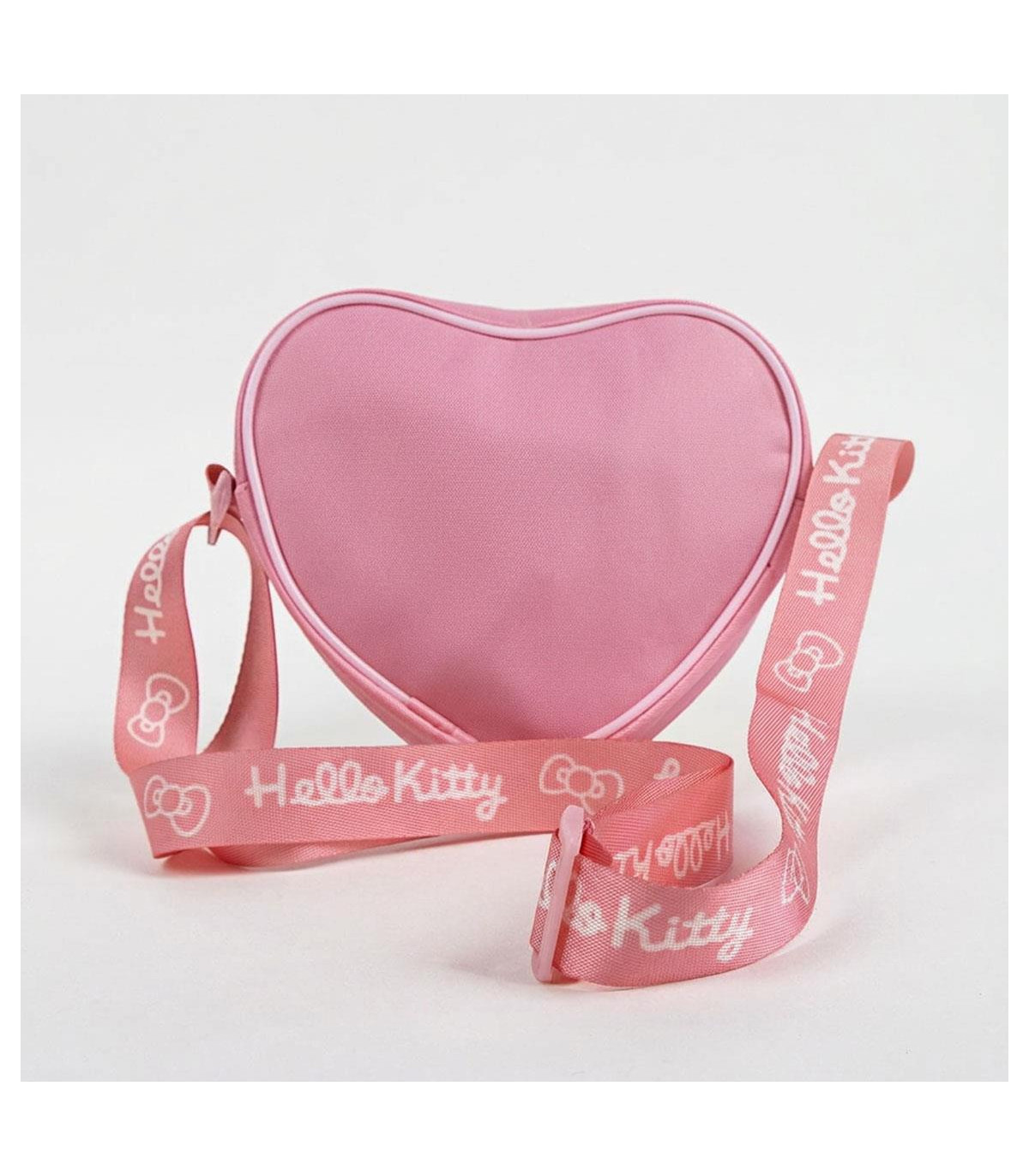 HELLO KITTY HEART-SHAPED SHOULDER BAG