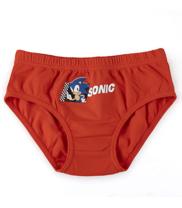BRIEFS, 3 PER PACK, SONIC, AGES 2-8 YEARS