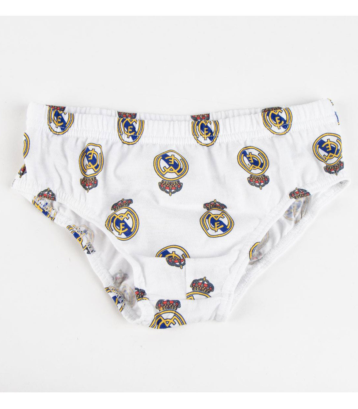 SLIPPERS, 3 PAIRS PER PACKAGE, REAL MADRID, AGES 2-8 YEARS