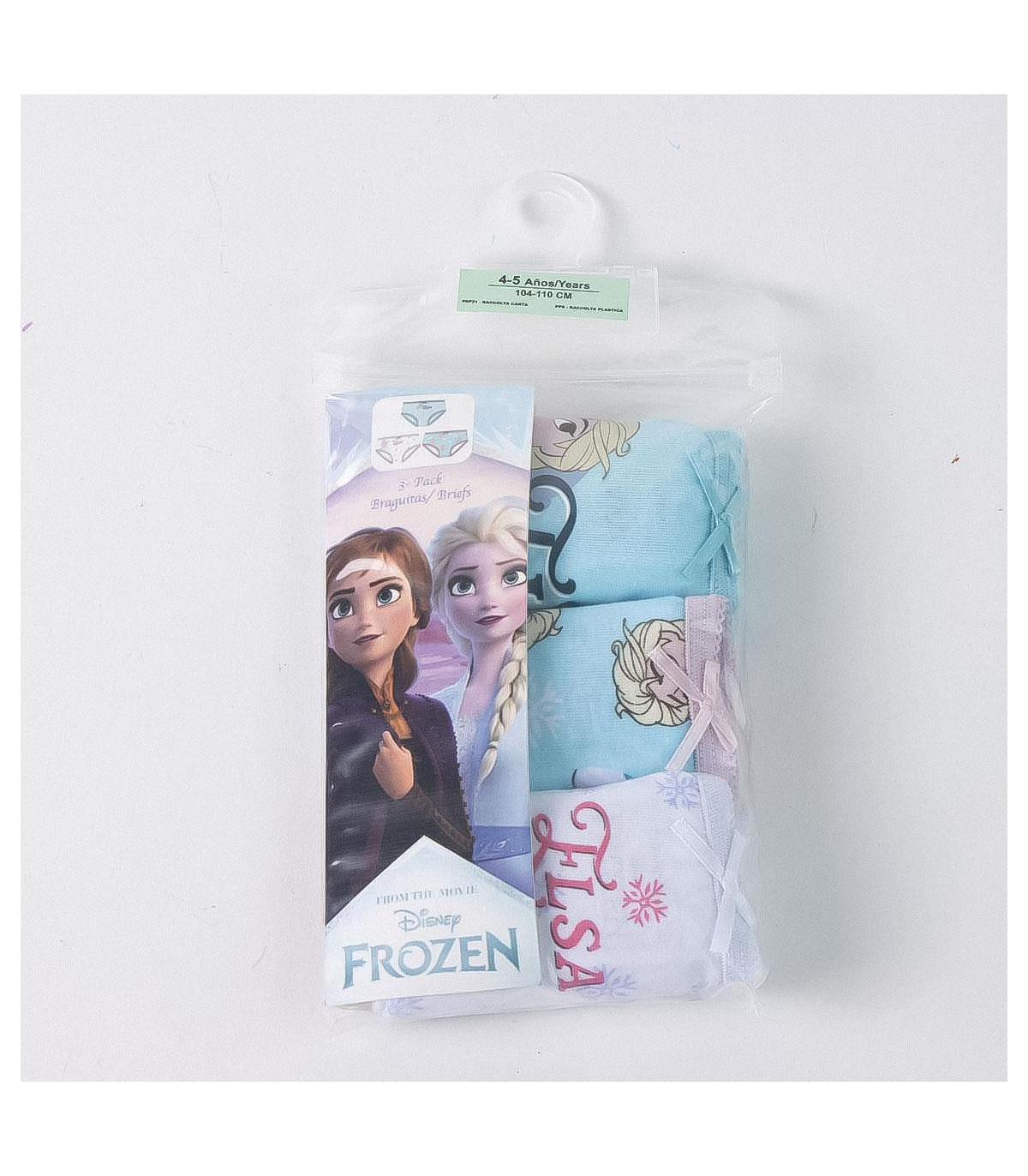 BRIEFS, 3 PER PACK, FROZEN, AGES 2-8 YEARS