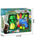 PISTOL WITH BALLS AND DINOSAUR TARGET BOX
