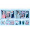 DOLL WITH GLASSES AND FROZEN CLOTHES