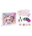 UNICORN GLITTER AND RHINESTONE MANICURE SET