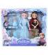 2 Frozen Kingdom Dolls with Small Dolls and Olaf