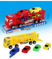 CAR TRANSPORTER WITH 4 CARS IN A 33 CM BLISTER PACKAGE
