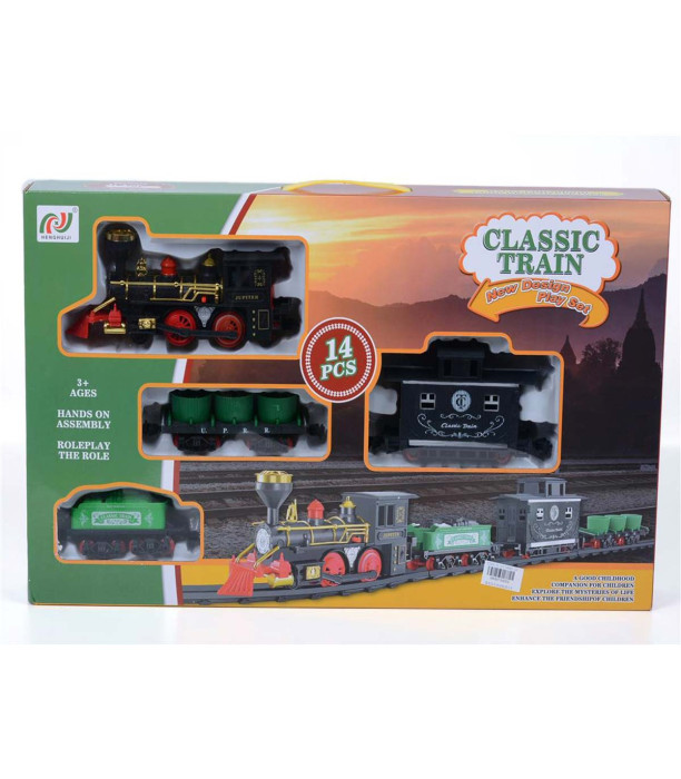 COAL AND CONTAINER TRAIN, 14 PIECES IN A BOX