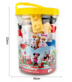32-PIECE CONSTRUCTION SET IN A TRANSPARENT SUITCASE, MISHLETA