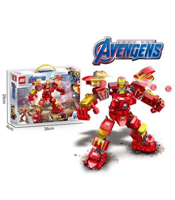 IRON SUPERHERO CONSTRUCTION SET, 217 PIECES