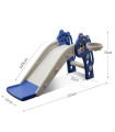 SLIDE 115 X 55 CM WITH BASKET, 2 COLORS