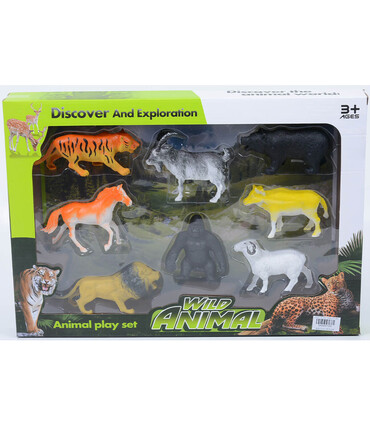 SET MIX ANIMALS 8 PCS. - Wild and forest