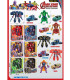 SUPERHERO TRANSFORMER, 6 TYPES