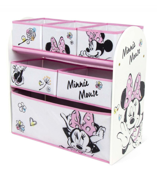 MINNIE TOY ORGANIZER WOODEN FRAME