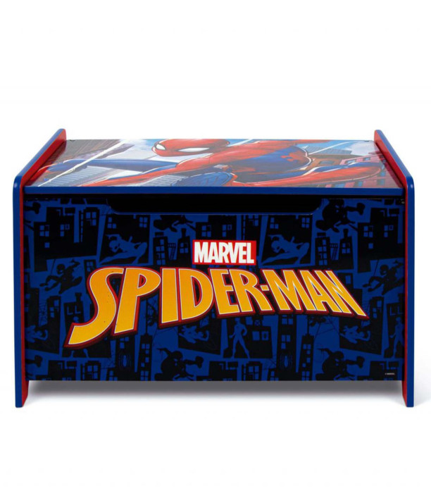 SPIDERMAN WOODEN TOY BOX