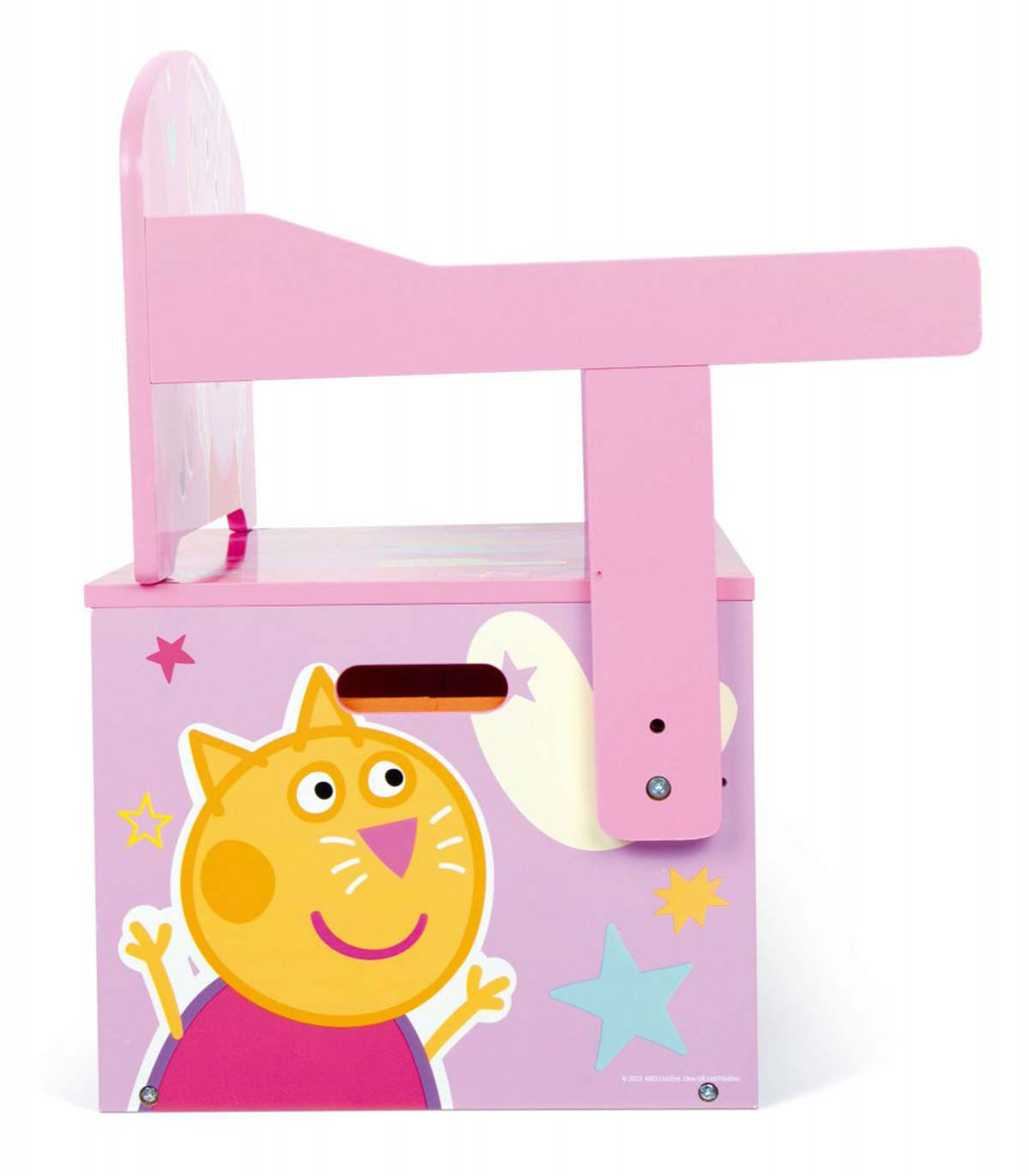 3-in-1 WOODEN BENCH/DESK/ORGANIZER PEPPA