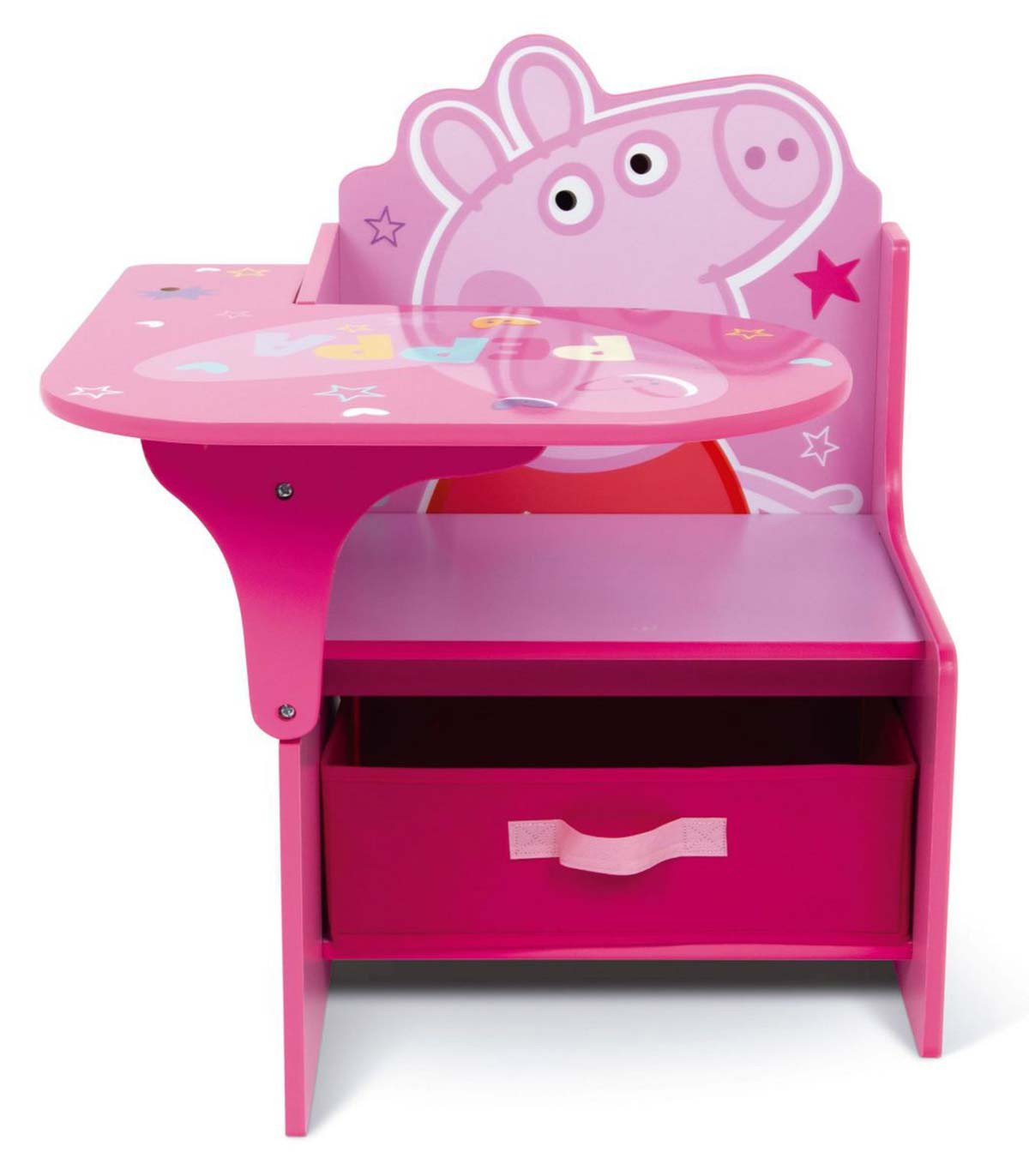 WOODEN DESK WITH CHAIR AND DRAWER PEPPA PIG