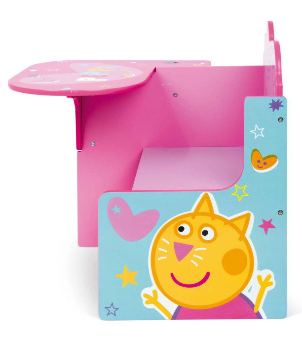 WOODEN DESK WITH CHAIR AND DRAWER PEPPA PIG