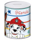 METAL MONEY BOX 10x10x12 CM PAW PATROL