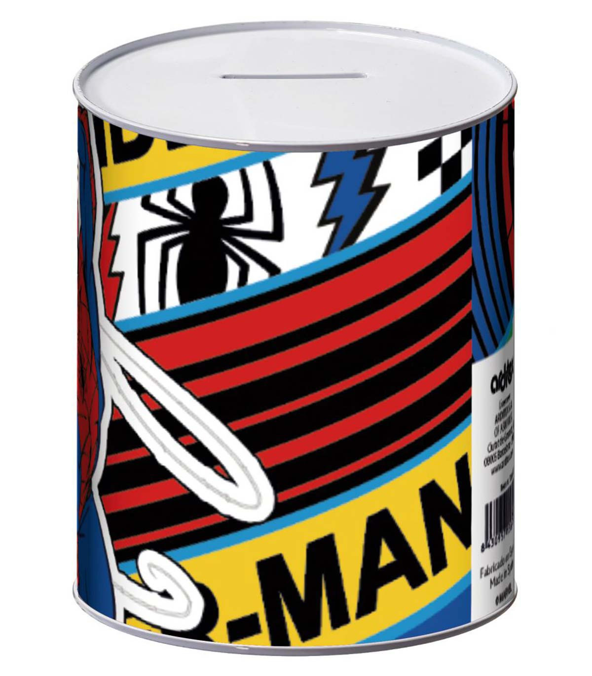 SPIDERMAN METAL PIGGY BANK 10 × 10 × 12 CM