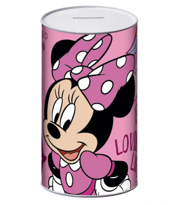 METAL MONEY BOX 10x10x17.5 CM MINNIE