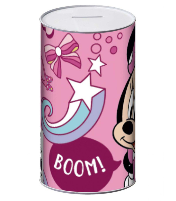 METAL MONEY BOX 10x10x17.5 CM MINNIE