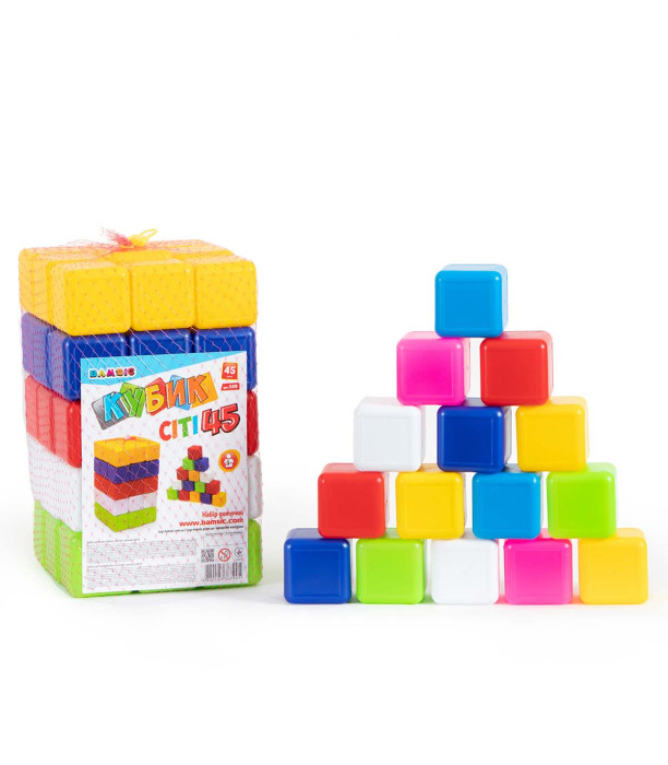 CHILDREN'S CUBES CITI 45 PARTS