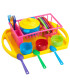 CHILDREN'S SET OF BOARD WITH DRYER AND TEA SERVICE