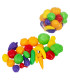 LARGE SET OF PLASTIC FRUITS AND VEGETABLES IN A NET